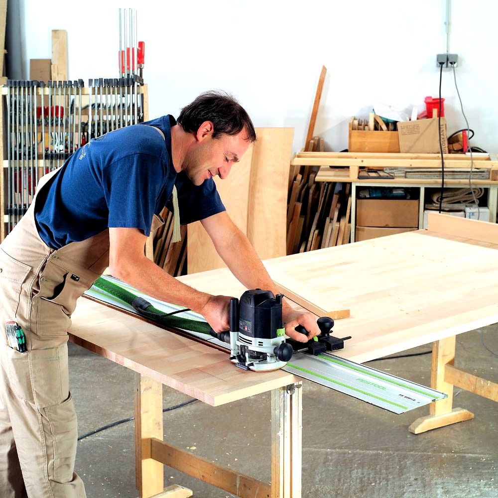 PLUNGE ROUTER FESTOOL OF 1400 EBQ PLUS 574341 574346 ROUTING SYSTEM